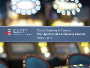 Casino Gaming in Canada: The Opinions of Community Leaders Report (2015)